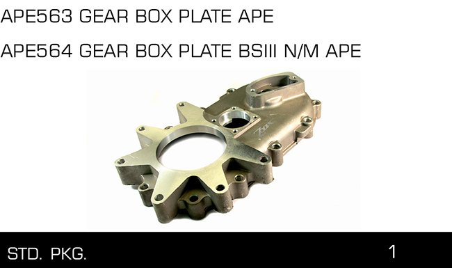 APE564 APE563 GEAR BOX PLATE APE BSIII N M APE